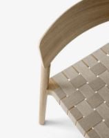 Billede af &Tradition TK1 Betty Chair SH: 47cm - Oak/Natural Linen 