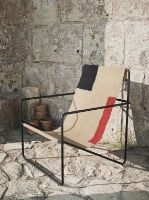 Billede af Ferm Living Desert Lounge Chair SH: 20 cm cm - Black/Block