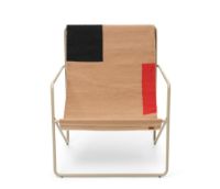 Billede af Ferm Living Desert Lounge Chair SH: 20 cm - Cashmere/Block