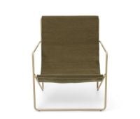 Billede af Ferm Living Desert Lounge Chair SH: 20 cm - Cashmere/Olive