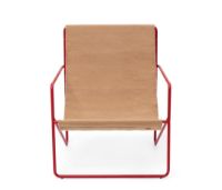 Billede af Ferm Living Desert Lounge Chair SH: 20 cm - Red/Sand 