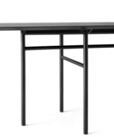 Billede af Audo Copenhagen Snaregade Dining Table Round Ø: 138 cm - Black Steel / Black Oak