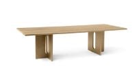 Billede af Audo Copenhagen Androgyne Dining Table 280x110 cm - Natural Oak/Natural Oak 