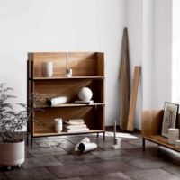 Billede af Kristina Dam Studio Stack Floor Shelf, Single 100x25cm - Olieret Eg/Valnød