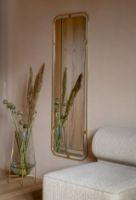 Billede af Audo Copenhagen Nimbus Rectangular Mirror H: 158,4 cm - Polished Brass