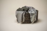 Billede af Silkeborg Uldspinderi Twist A Twill Plaid 130x190cm - Dark Grey