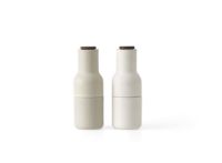 Billede af Audo Copenhagen Bottle Grinder Ceramic 2 pack - Sand/Walnut 
