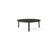 Billede af Audo Copenhagen Passage Lounge Table Ø: 90 cm - Dark Lacquered Oak 