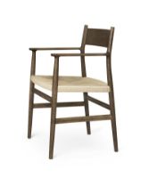 Billede af Brdr. Krüger ARV Dining Chair SH: 46 cm - Fumed Oiled Oak / Weaved