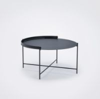 Billede af HOUE EDGE Tray Table Ø: 76 cm - Black/Black