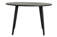 Billede af Nordal Hau Round Dining Table Ø:120 cm - Black Wood