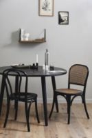 Billede af Nordal Hau Round Dining Table Ø:120 cm - Black Wood
