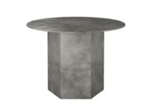 Billede af GUBI Epic Coffee Table Ø: 60 cm - Misty Grey Steel