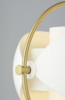 Billede af GUBI Multi-Lite Bordlampe H: 50 cm - Brass Base/White Semi Matt 