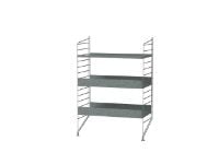 Billede af String Furniture Outdoor Reol B 60x85 cm - Galvaniseret