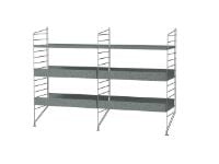 Billede af String Furniture Outdoor Reol A 120x85 cm - Galvaniseret