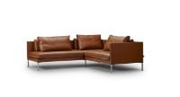 Billede af Juul 701 Hjørnesofa 220x230 cm - Prestige 03/Børstet Rustfrit Stål