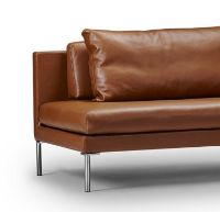 Billede af Juul 701 Hjørnesofa 220x230 cm - Prestige 03/Børstet Rustfrit Stål