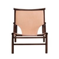 Billede af NORR11 Samurai Chair H: 75 cm - Dark Smoked Oak/Harness Leather Nature 97130