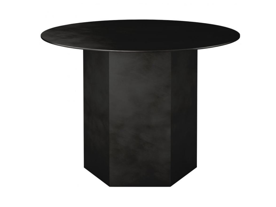 Billede af GUBI Epic Coffee Table Ø: 60 cm - Midnight Black Steel 