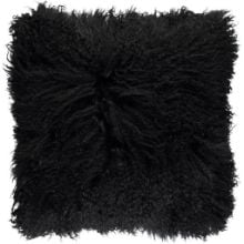 Billede af Natures Collection Cushion of Tibetan Sheepskin 40x40 cm - Black 