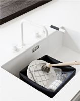 Billede af Normann Copenhagen Washing-Up Opvaskebajle og børste 14x28 cm - Sort/Bøg  