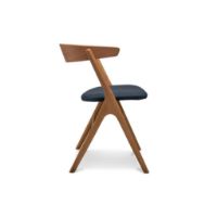 Billede af Sibast Furniture No 9 Dining Chair SH: 45 - Natural Oiled Oak / Remix 873 Blue
