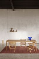 Billede af Sibast Furniture No 9 Dining Chair SH: 45 - Natural Oiled Oak / Dunes Leather Cognac