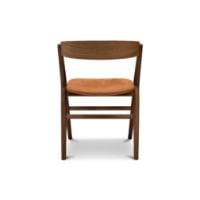Billede af Sibast Furniture No 9 Dining Chair SH: 45 - Smoked Oak / Dunes Leather Cognac