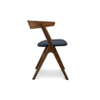 Billede af Sibast Furniture No 9 Dining Chair SH: 45 - Smoked Oak / Dunes Leather Anthrazite