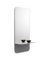 Billede af Normann Copenhagen Horizon Vertikalt Vægspejl 80x40 cm - Grå 