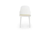 Billede af Normann Copenhagen Allez Chair PP Outdoor SH: 45,5 cm - White / Molded Wicker Seat