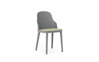 Billede af Normann Copenhagen Allez Chair PP Outdoor SH: 45,5 cm - Grey / Molded Wicker Seat