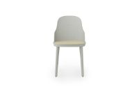 Billede af Normann Copenhagen Allez Chair PP Outdoor SH: 45,5 cm - Warm Grey / Molded Wicker Seat