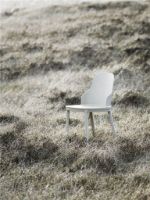 Billede af Normann Copenhagen Allez Chair PP Outdoor SH: 45,5 cm - Warm Grey / Molded Wicker Seat