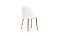 Billede af Normann Copenhagen Allez Chair Oak Indoor SH: 45,5 cm - White