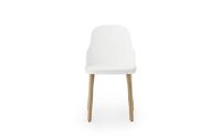 Billede af Normann Copenhagen Allez Chair Oak Indoor SH: 45,5 cm - White