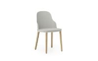 Billede af Normann Copenhagen Allez Chair Oak Indoor SH: 45,5 cm - Warm Grey