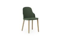 Billede af Normann Copenhagen Allez Chair Oak Indoor SH: 45,5 cm - Park Green 