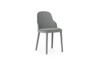 Billede af Normann Copenhagen Allez Chair Upholstery PP Indoor SH: 45,5 cm - Grey / Main Line Flax