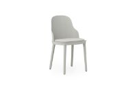 Billede af Normann Copenhagen Allez Chair Upholstery PP Indoor SH: 45,5 cm - Warm Grey / Main Line Flax