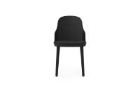 Billede af Normann Copenhagen Allez Chair Upholstery PP Indoor SH: 45,5 cm - Black / Ultra Leather