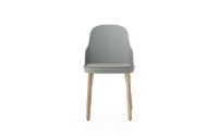 Billede af Normann Copenhagen Allez Chair Upholstery Oak Indoor SH: 45,5 cm - Grey / Main Line Flax