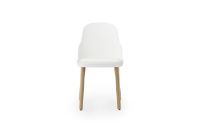 Billede af Normann Copenhagen Allez Chair Upholstery Oak Indoor SH: 45,5 cm - White / Canvas