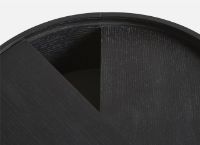 Billede af Woud Arc Side Table Ø: 42 cm - Black Painted Ash