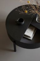 Billede af Woud Arc Coffee Table Ø: 66 cm - Black Painted Ash