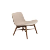 Billede af NORR11 Langue Lounge Chair Velvet SH: 36 cm - Light Smoked Beech/Velvet Taupe 710