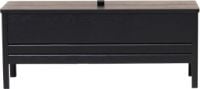 Billede af Form & Refine A Line Storage Bench 111 B: 111 cm - Black Stained Oak