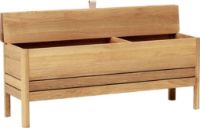 Billede af Form & Refine A Line Storage Bench 111 B: 111 cm - White Oiled Oak