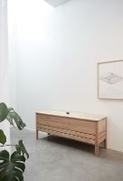 Billede af Form & Refine A Line Storage Bench 111 B: 111 cm - White Oiled Oak